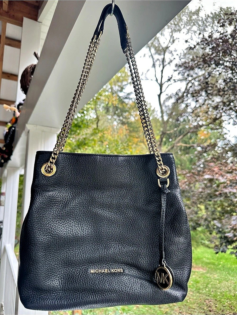 Michael Kors Black Chain Strap Shoulder Bag